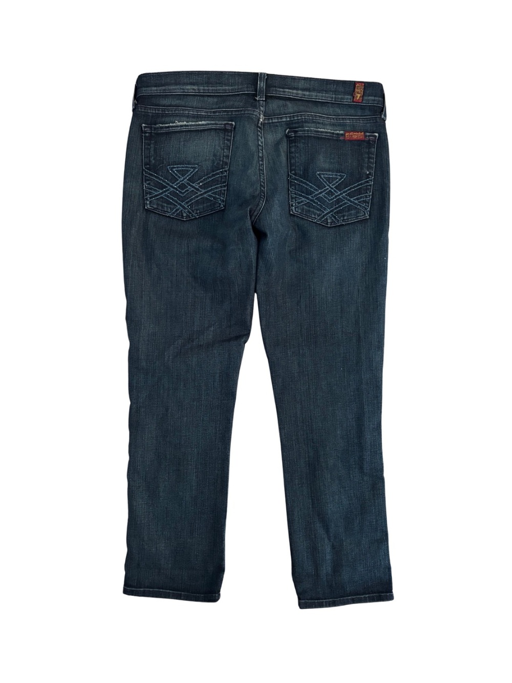 7 for All Mankind "Edie Flood“ Jeweled Slim Straight Jeans